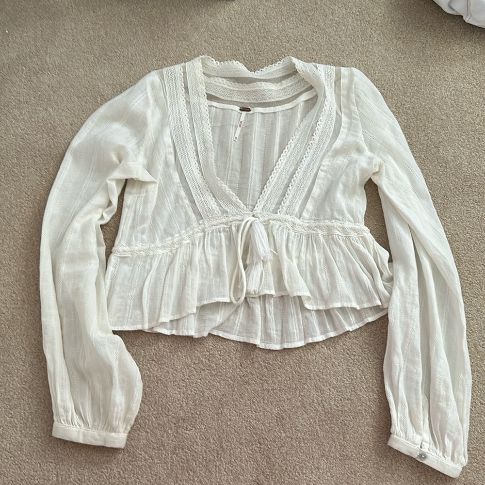 Free People Lace Top